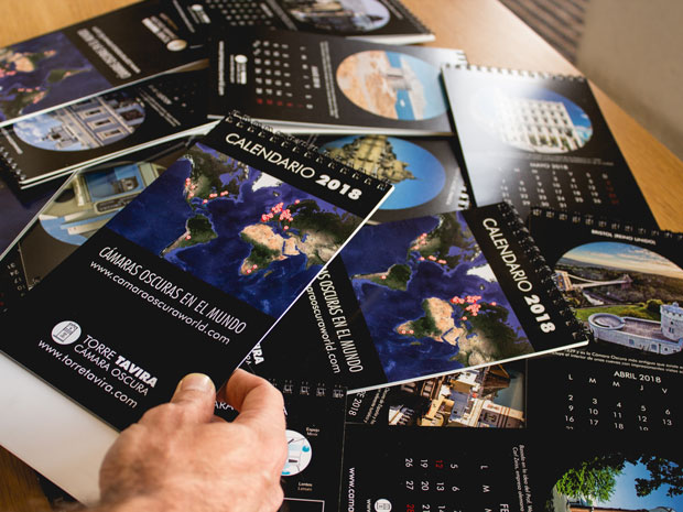 Las Cámaras Oscuras del Mundo protagonizan el Calendario 2018 de Torre Tavira